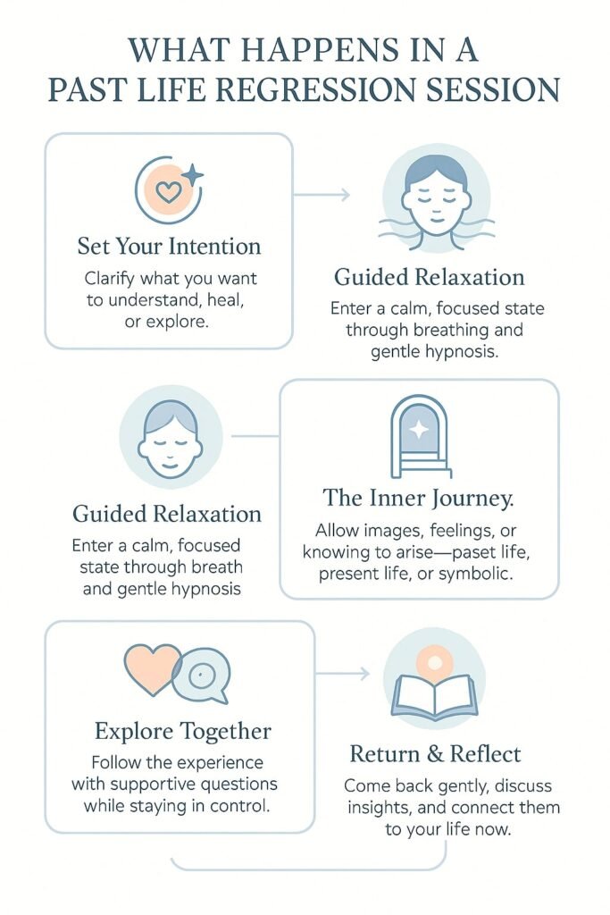 what happens during a past life regression
